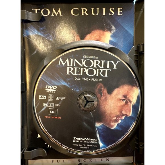 Minority Report DVD Movie Entertainment Tom Cruise Steven Spielberg Colin Farrel - Picture 3 of 6